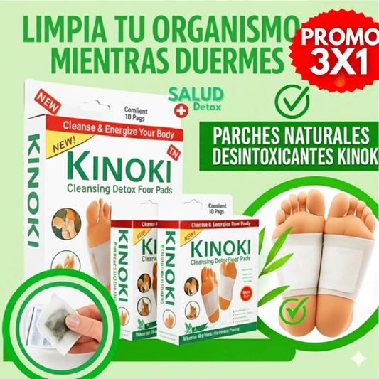 ¡PROMO 3x1! Kinoki Detox ©Parche desintoxicación